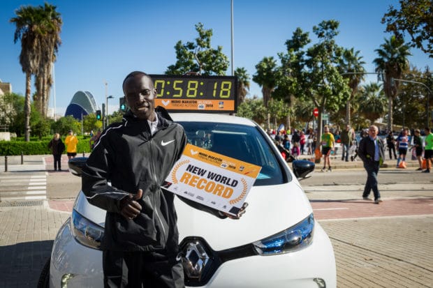 Kiptum’s Half-Marathon time