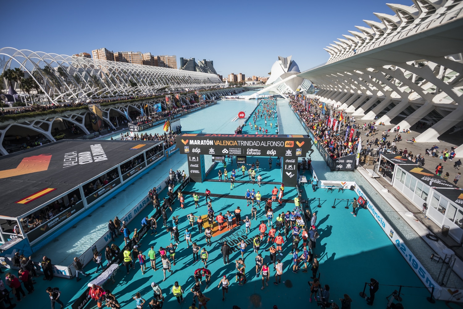 The Valencia Marathon Finish
