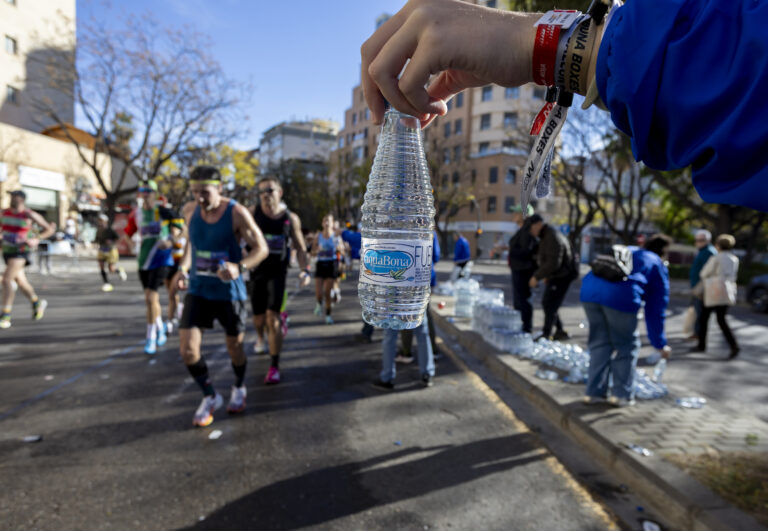 Aquabona bottle at the 21k