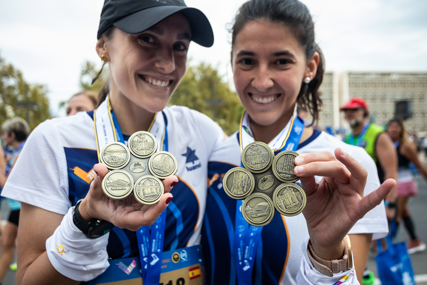 Esta es la medalla que recibirás si completas el Circuito Nacional de Running Plátano de Canarias.