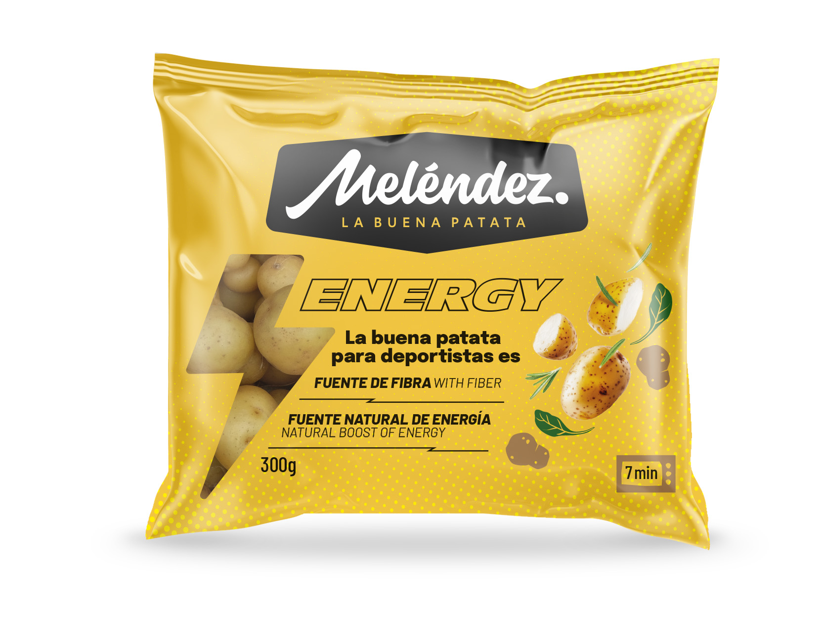 Estas patatas microondas de Patatas Meléndez son un alimento ideal para corredores: rica en carbohidratos complejos, proporciona energía sostenida para entrenamientos largos.