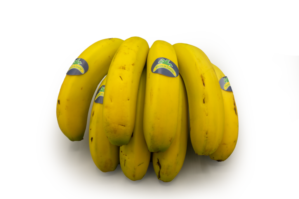 Plátano de Canarias es la fruta más consumida por los que practican deporte.
