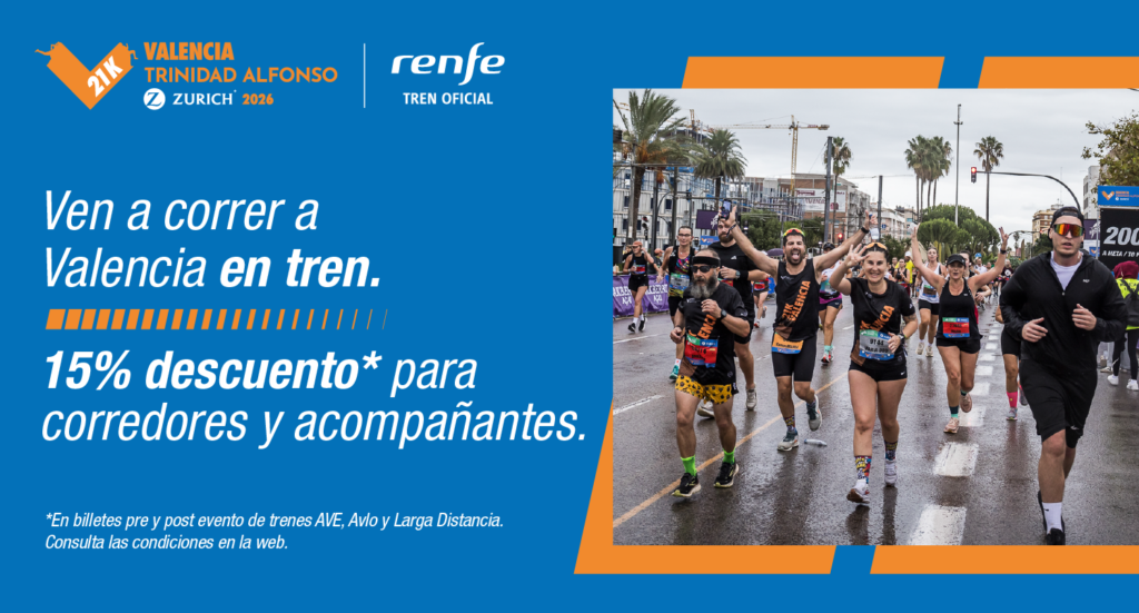 Take Renfe to the Valencia Half Marathon