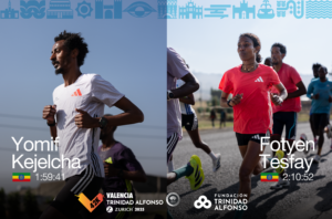 Yomif Kejelcha and Fotyen Tesfay to run the 2026 Valencia Marathon